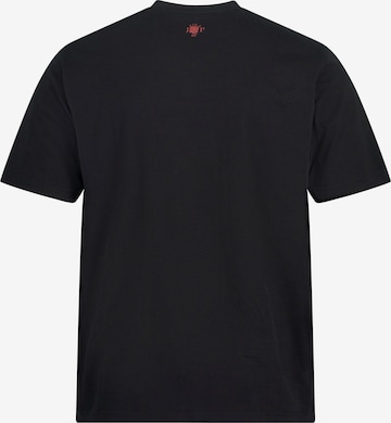 T-Shirt JP1880 en noir : devant