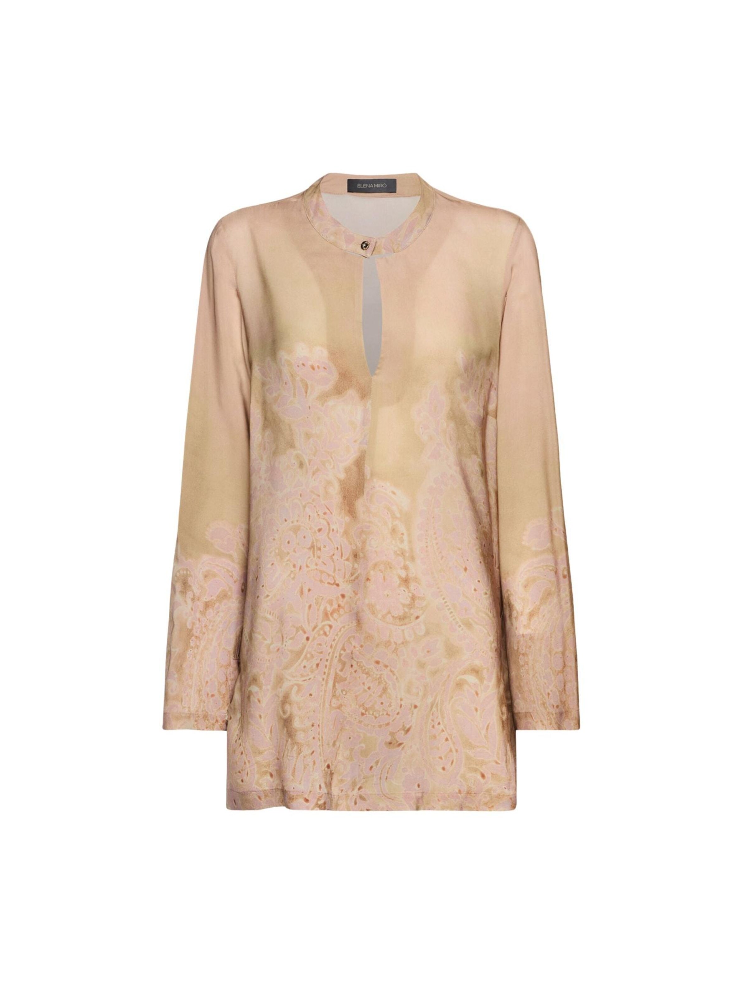 Chemisier 'BLUSA' Elena Mirò en beige : devant