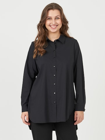 Pont Neuf Bluse 'Lalorian' i sort: forside