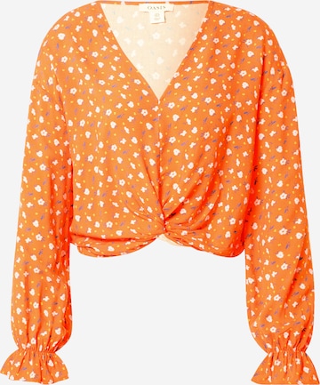 Oasis - Blusa 'Ditsy' en naranja: frente