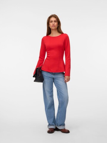 VERO MODA Shirt 'SMILLA' in Rood