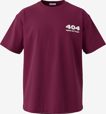 T-Shirt 'Oversize 404 T-shirt - Port Royale' Kleidermafia en violet : devant