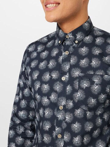 Lindbergh Regular fit Button Up Shirt in Blue