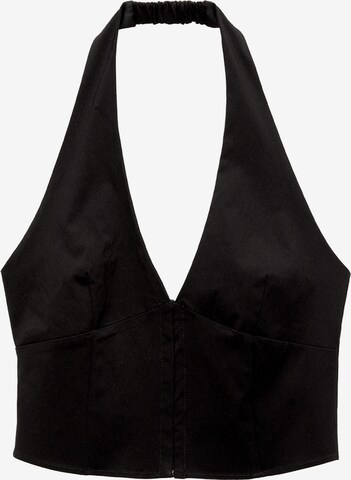 Pull&Bear Bluse in Schwarz: predná strana