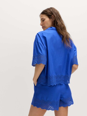 Marks & Spencer Bluse in Blau