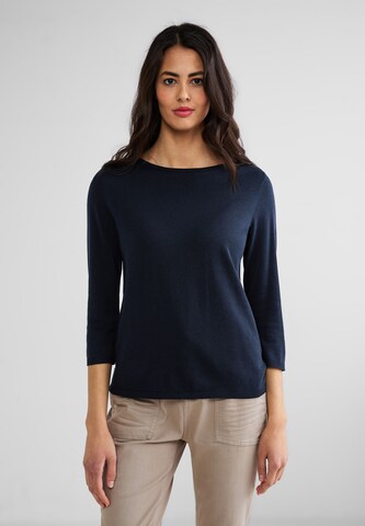 STREET ONE Sweater in Blue: front