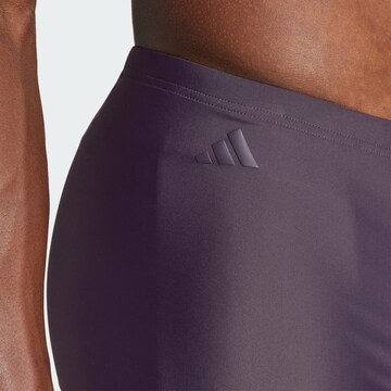 ADIDAS PERFORMANCE Athletic Swim Trunks 'Big Bars' in Purple