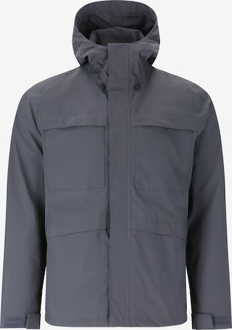 Whistler Regenjacke 'Liel' in Grau: Vorderseite