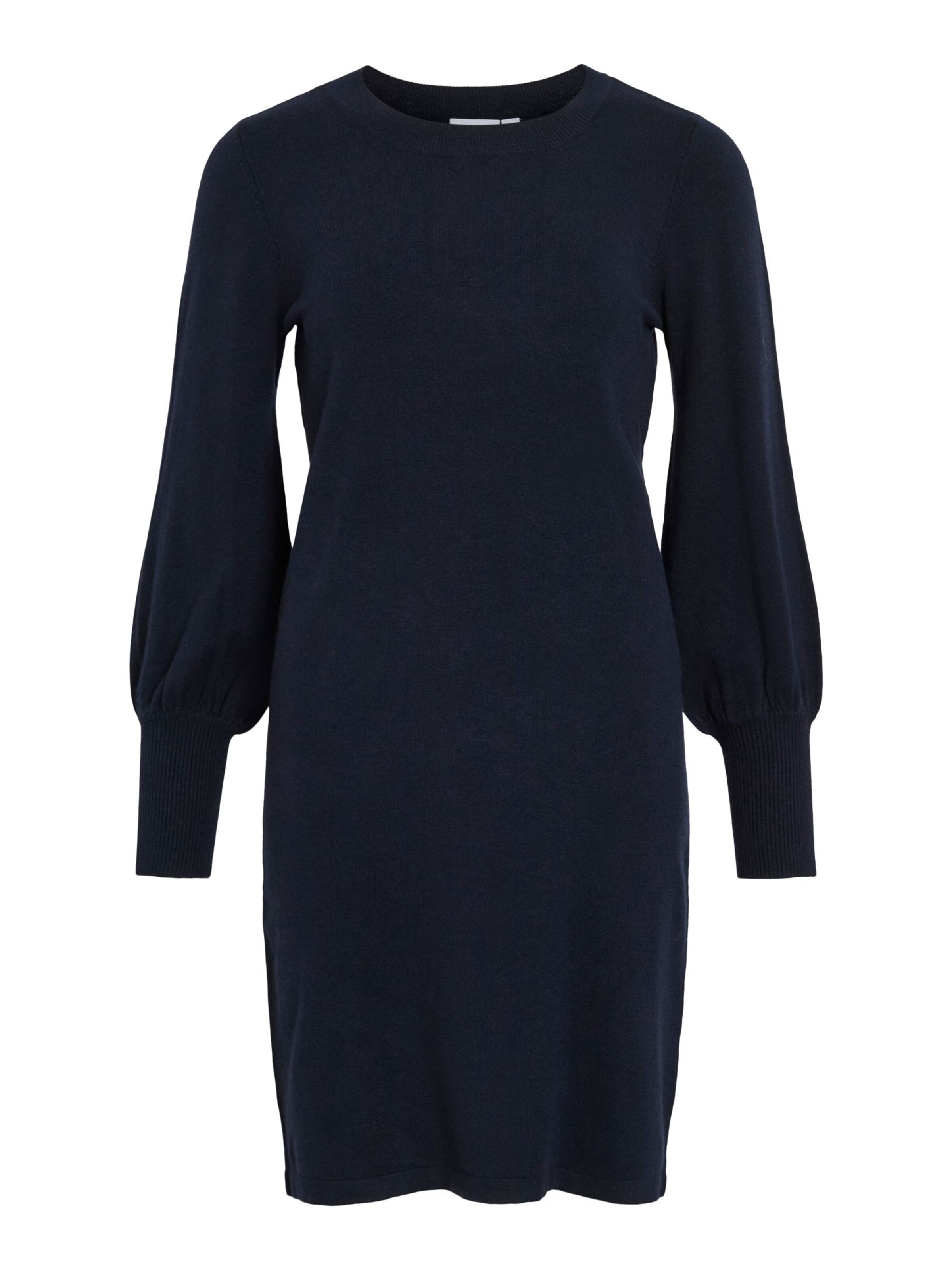 VILA - Vestido de punto 'VIKERRY' en negro: frente