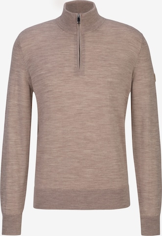 19V69 ITALIA Pullover ' Harvey ' in Beige: Vorderseite