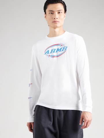 UNDER ARMOUR Функциональная футболка 'STACKED STARS' в Белый: спереди