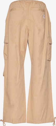 Karl Kani Wide leg Cargobyxa i beige