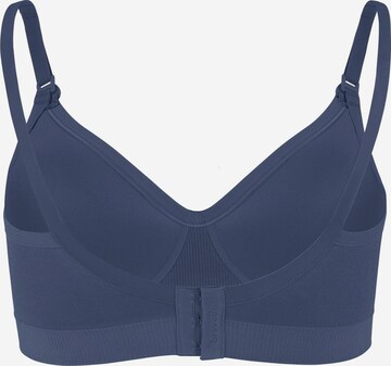 Bravado Designs T-shirt Nursing Bra 'The Plunge' in Blue