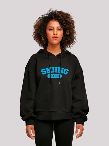 Sweat-shirt 'Skiing Season' F4NT4STIC en noir : devant
