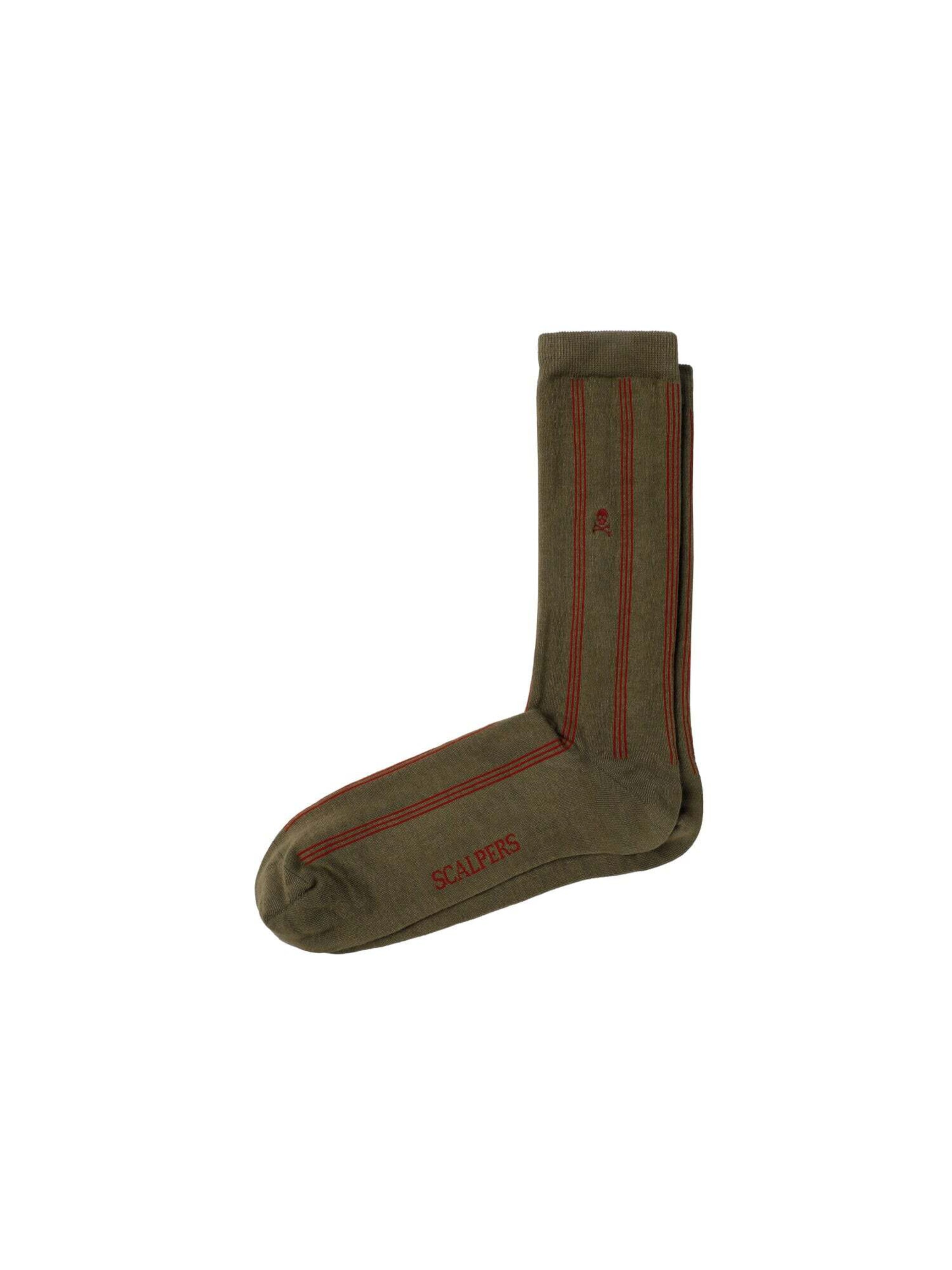 Scalpers Skarpety w kolorze zielony: przód