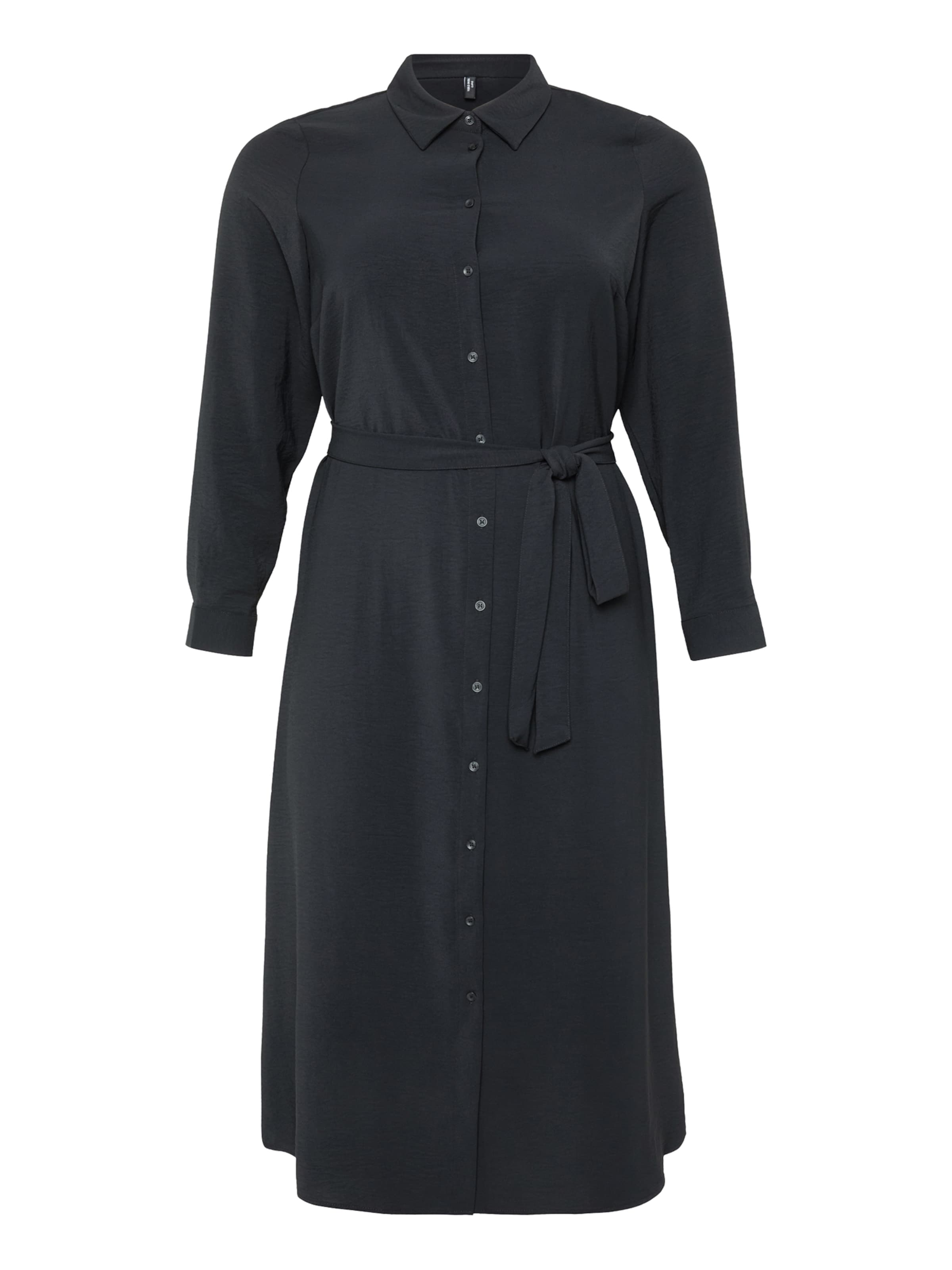 Vero Moda Curve Blousejurk &#x27;VMCESME&#x27; in Zwart: voorkant