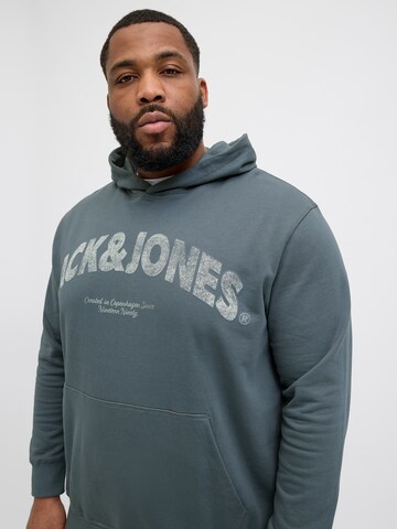 Felpa 'JORAlmeria' di Jack & Jones Plus in verde