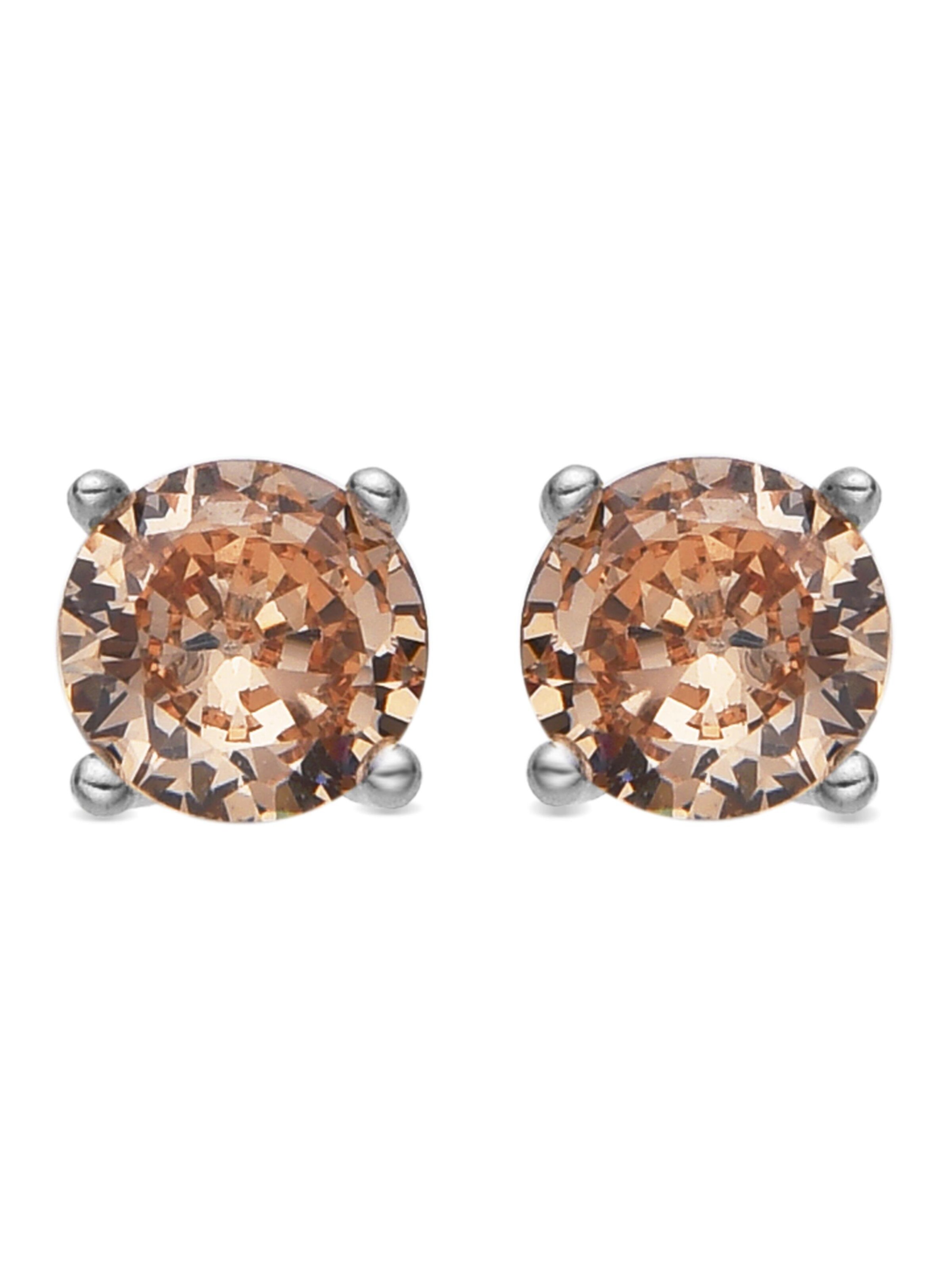 Boucles d'oreilles 'Iona' Luxenter en orange : devant