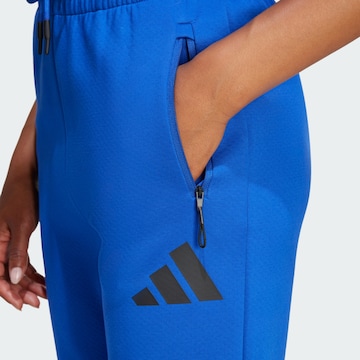 Effilé Pantalon de sport 'Z.N.E.' ADIDAS SPORTSWEAR en bleu