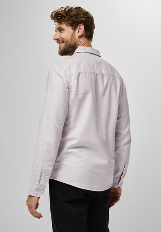 Street One MEN Regular fit Button Up Shirt in Beige