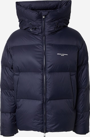 ARMANI EXCHANGE - Casaco de inverno em azul: frente