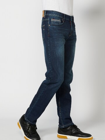 KOROSHI Regular Jeans in Blau