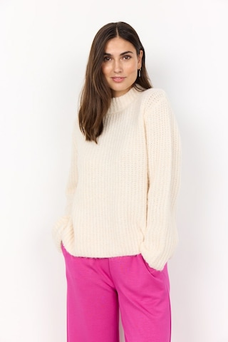 Soyaconcept - Pullover 'Gunna 9' em bege: frente