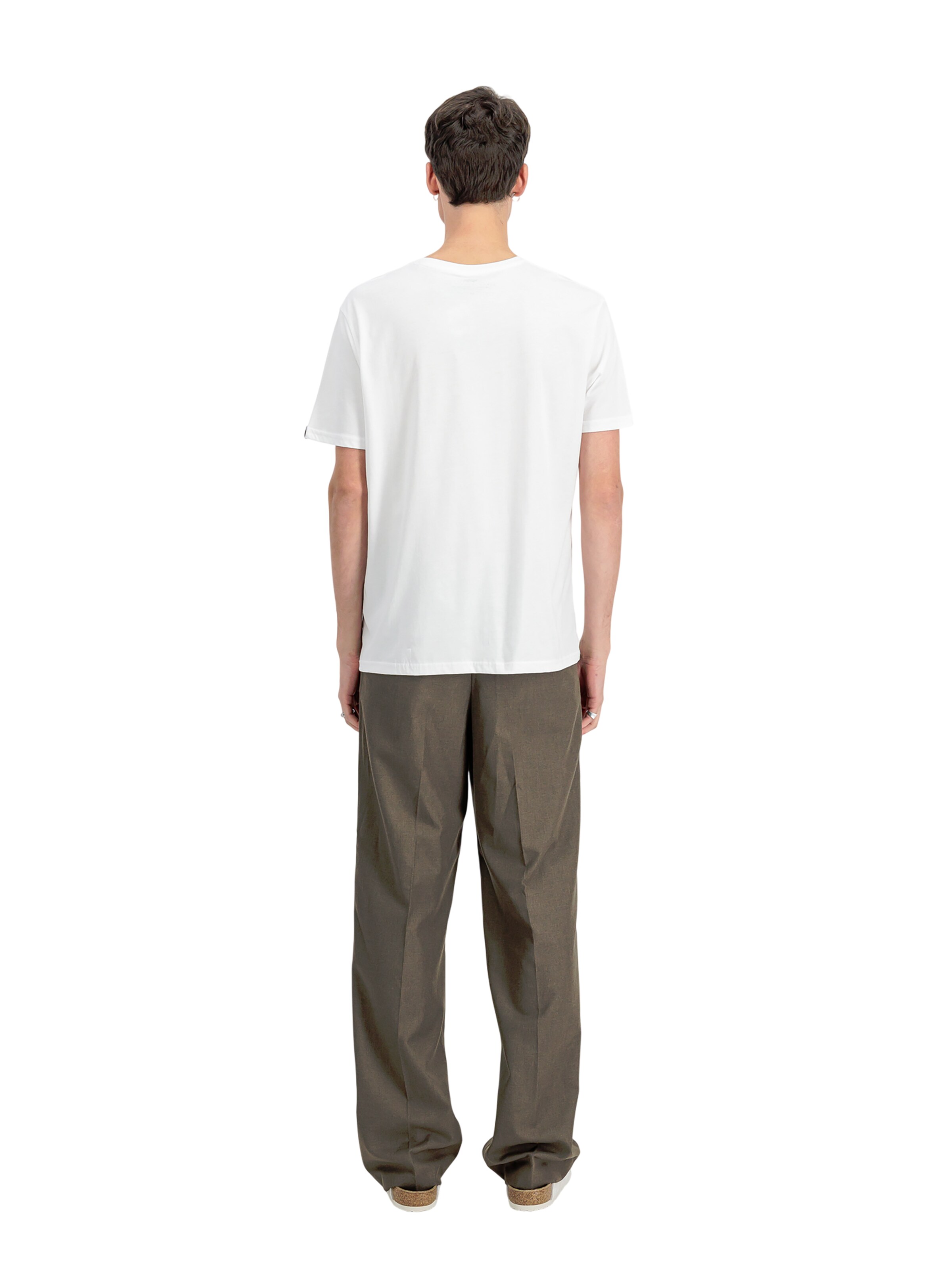 ALPHA INDUSTRIES Shirt 'Basic 2 Pack' in Black