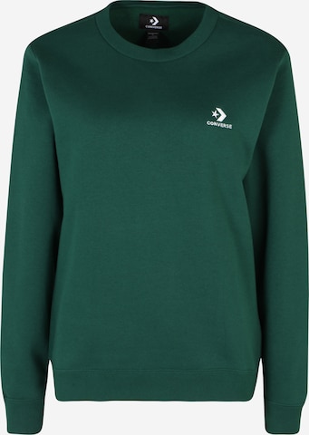 CONVERSE Sweatshirt in Groen: voorkant