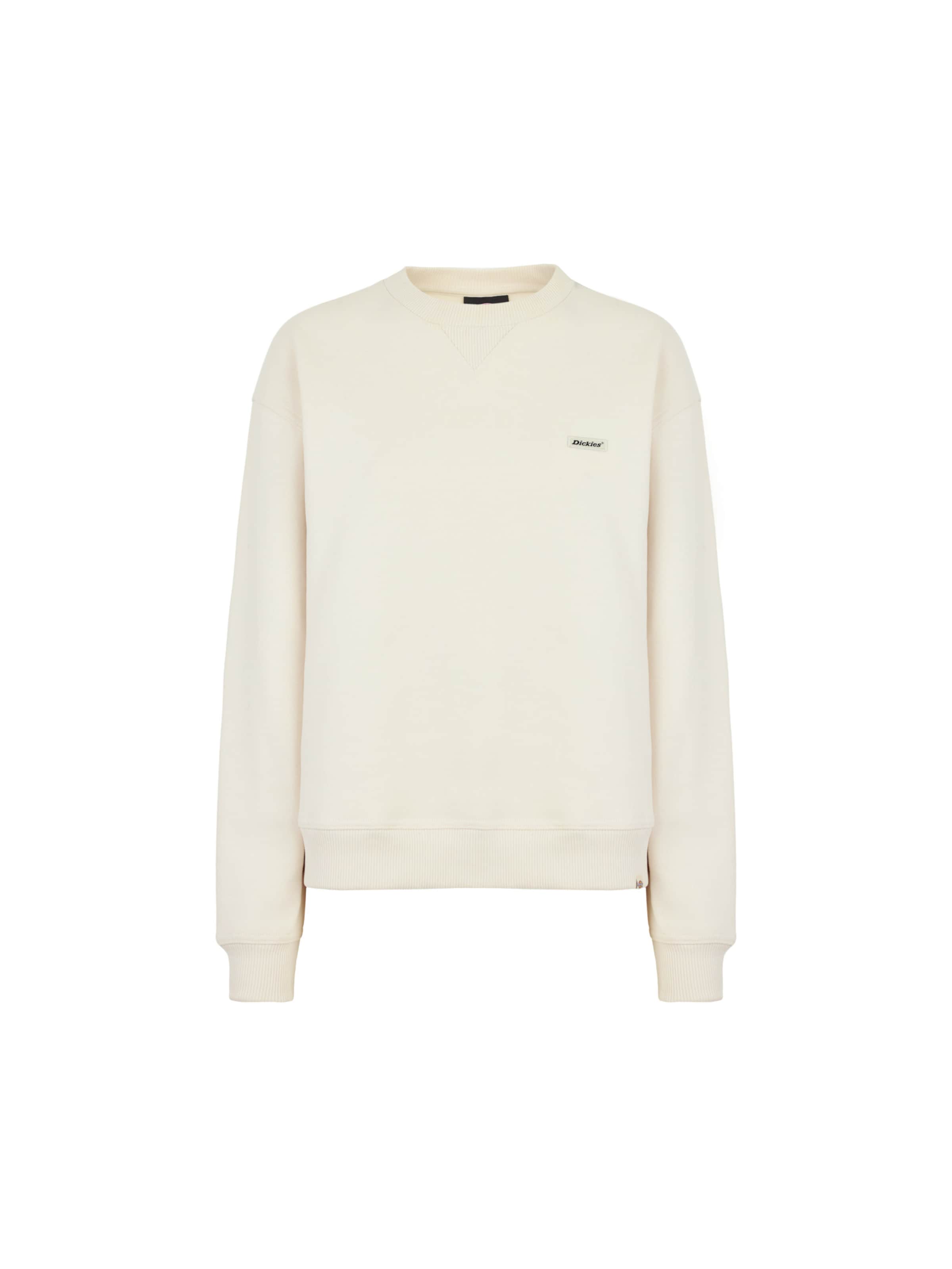DICKIES Μπλούζα φούτερ 'CLANCY' σε λευκό: μπροστά