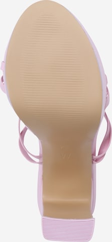 Public Desire Remienkové sandále 'GIMME GIMME' - ružová