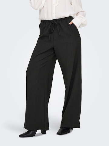 JDY Wide leg Broek 'JDYNINA' in Grijs: voorkant