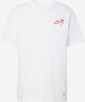 Nike Sportswear Shirt 'BEACH PARTY' in White: front