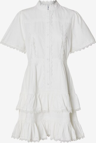 Robe-chemise 'Mina' SELECTED FEMME en blanc : devant