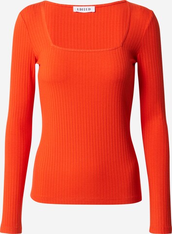 EDITED T-shirt 'Valeria' i orange: framsida