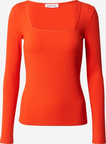 T-shirt 'Valeria' EDITED en orange : devant