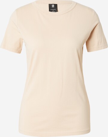 T-shirt 'Nysid' G-Star RAW en beige : devant
