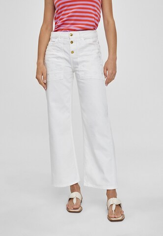 Lola Casademunt Loosefit Jeans in Weiß: Vorderseite