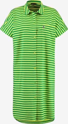 SAMOON Shirt Dress in Green: front