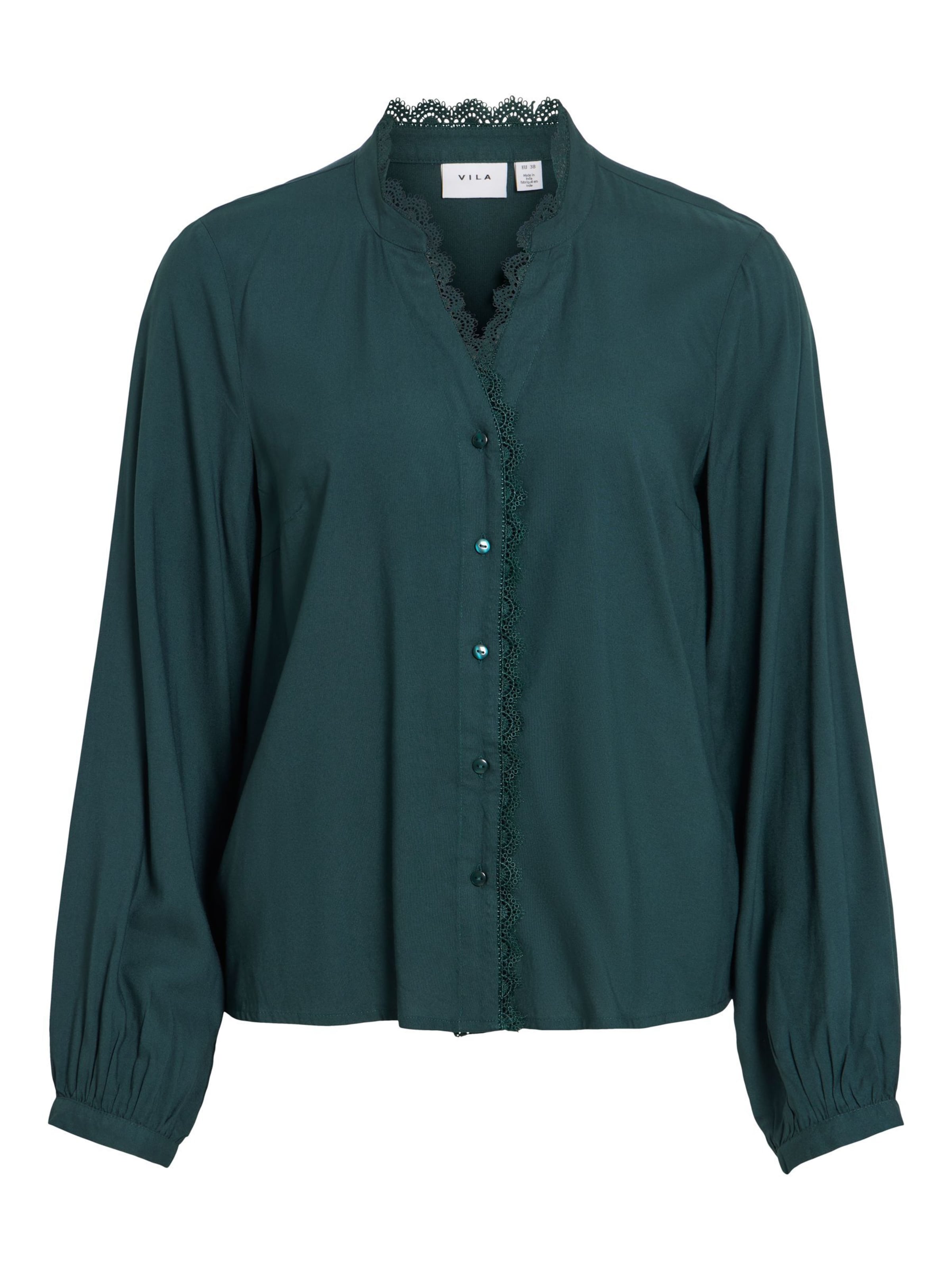 VILA Blouse in Green: front