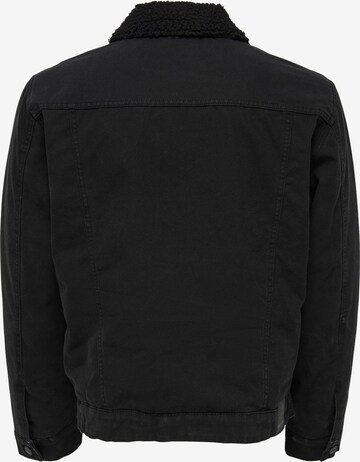 Only & Sons Between-season jacket 'LOUIS' in Black