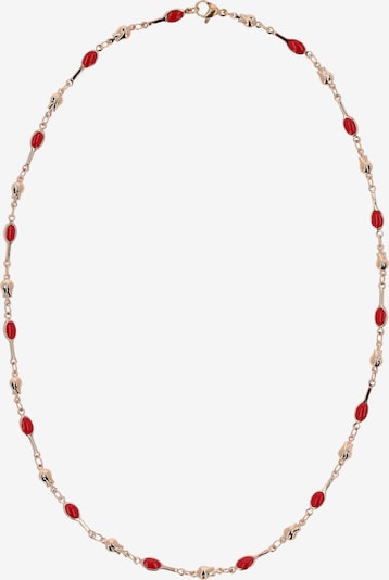 faina Řetízek - růžově zlatá / červená, Produkt