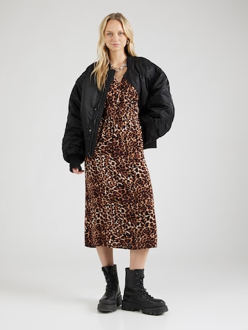 PIECES Kleid 'PCTALA' in Braun