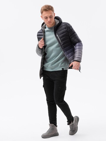 Ombre Übergangsjacke 'C319' in Schwarz