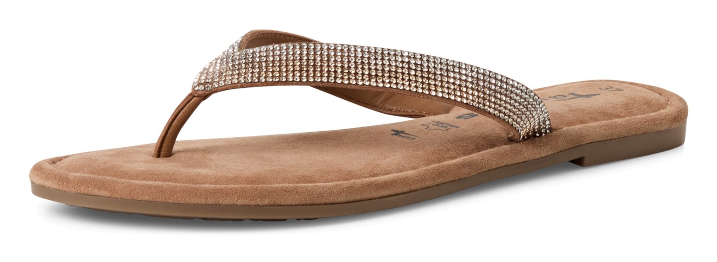 rožinė Tamaris Šlepetės per pirštą: priekis