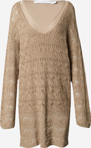 IRO Knit dress in Brown: front