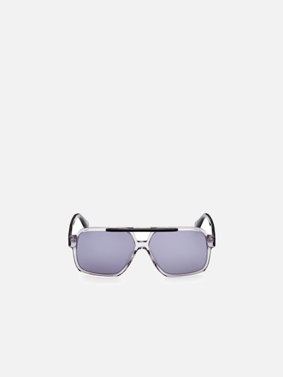 ADIDAS ORIGINALS Zonnebril 'Adidas Originals OR0066 Shiny black 59/12/145 MAN Sunglasses' in 59 in de kleur Grijs, Productweergave