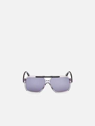 ADIDAS ORIGINALS Zonnebril 'Adidas Originals OR0066 Shiny black 59/12/145 MAN Sunglasses' in Grijs: voorkant