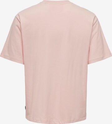 Only & Sons T-Shirt 'MANI' in Pink