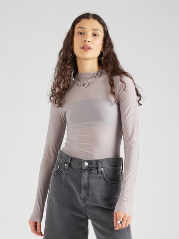 WEEKDAY Shirt in Grey: front